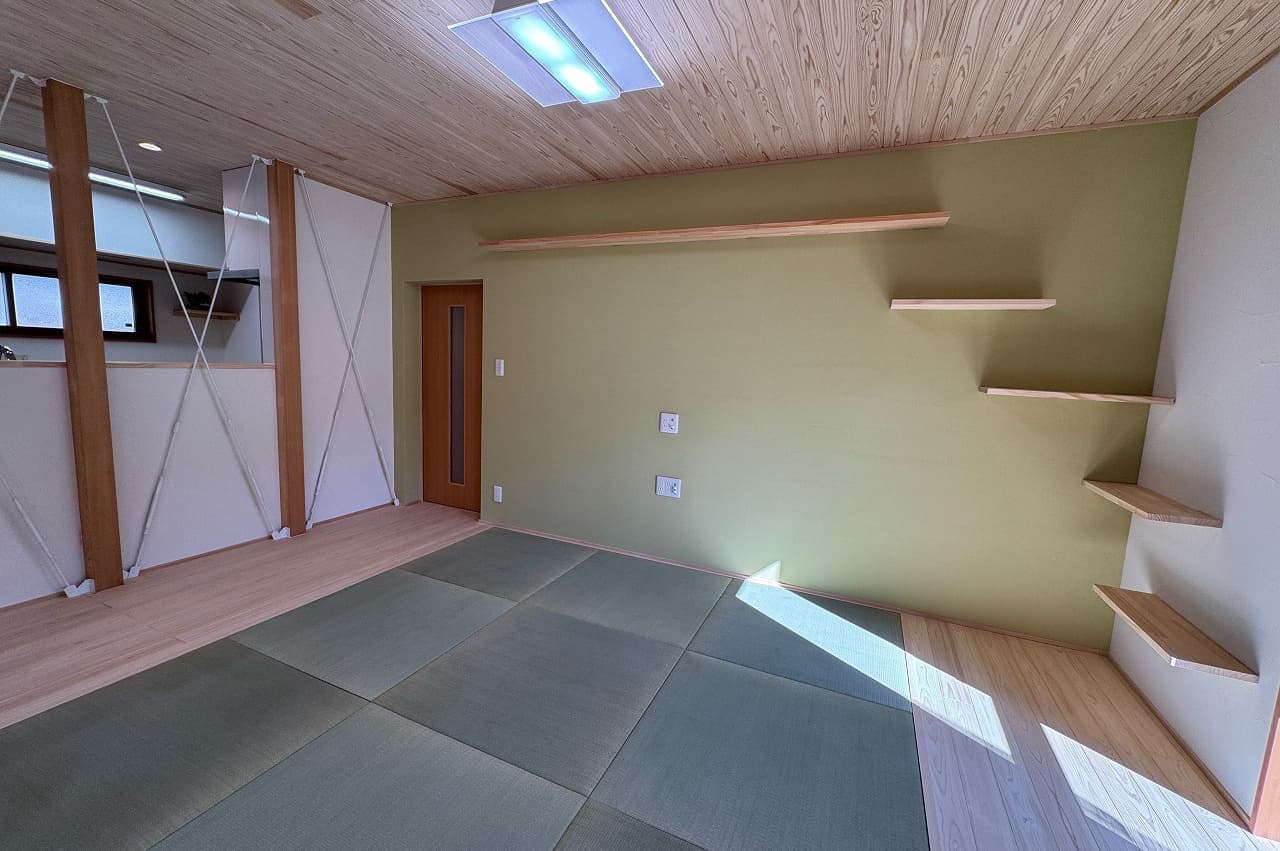 四国中央市で手がけた築35年の猫も人も快適に暮らすためのリノベーション事例。