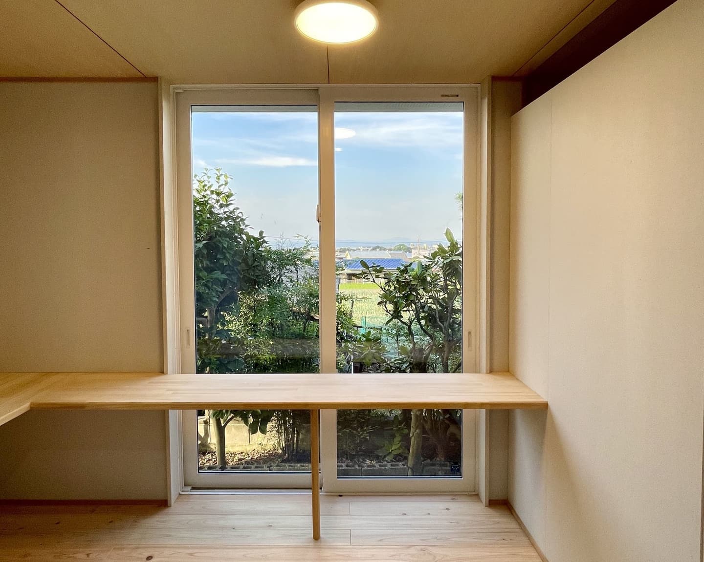 窓の外を眺められる特等席